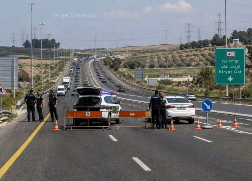 Man Critically Wounded in Route 40 Highway Shooting Near Kiryat Gat Man Critically Wounded in Route 40 Highway Shooting Near Kiryat Gat