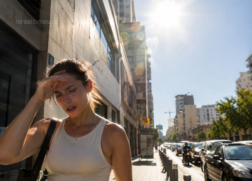 Dense Urban Zones Face Elevated Thermal Hazards Across Central Israel