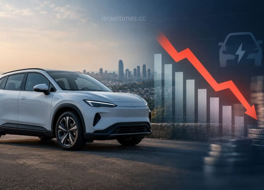 Israel Electric Vehicle Adoption Plunges as Energy Ministry Warns of Steep Economic Losses